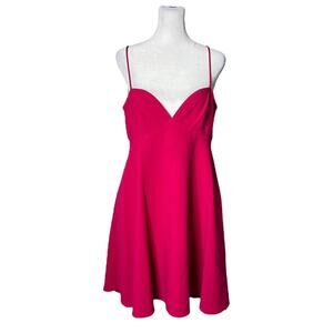 Black Halo McAdam Sweetheart Strappy Mini Dress sz 8